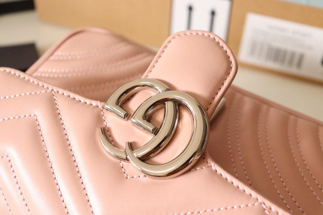 Gucci Monogram Chain Leather Crossbody