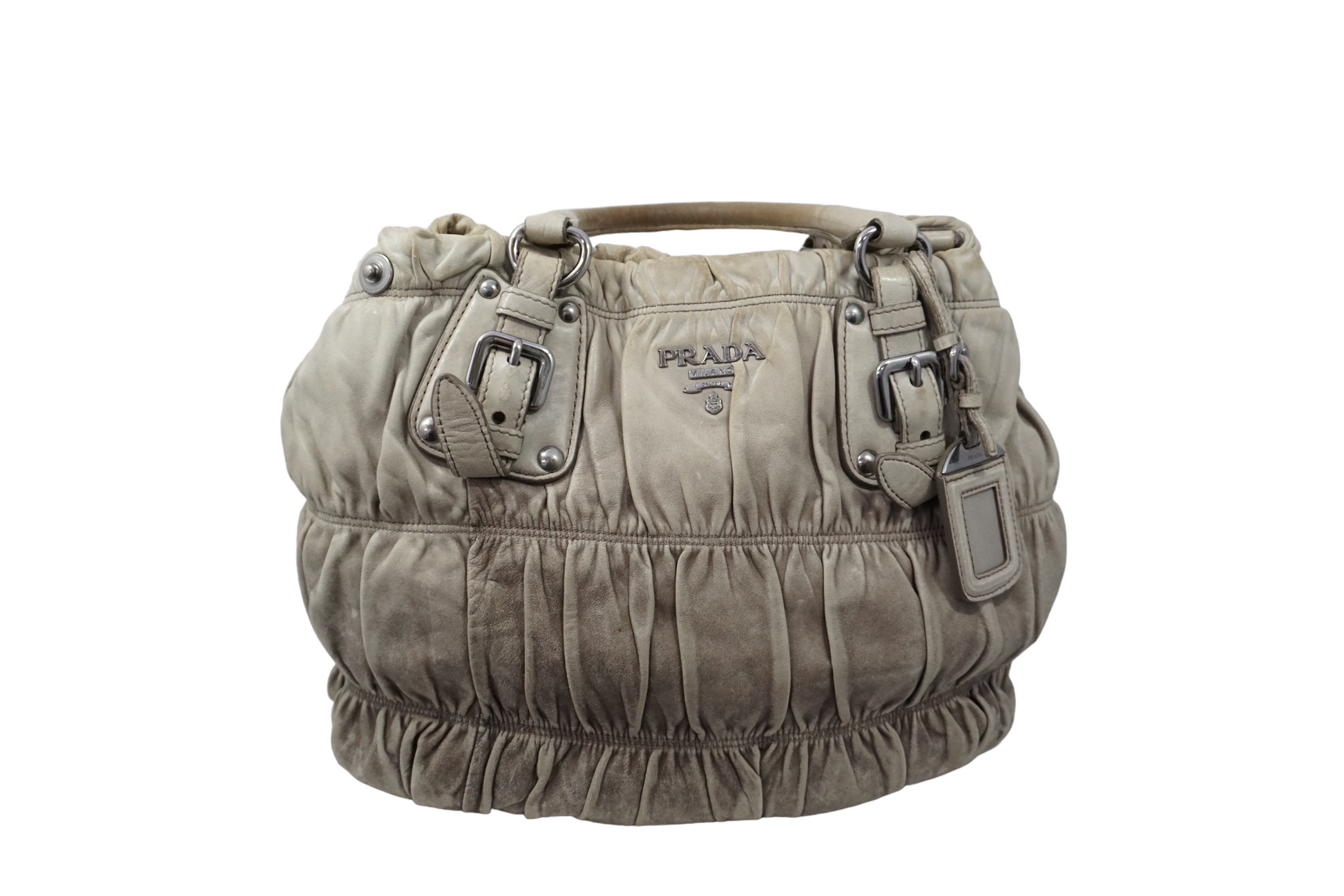 Prada Læder Håndtaske Luxury Handbag