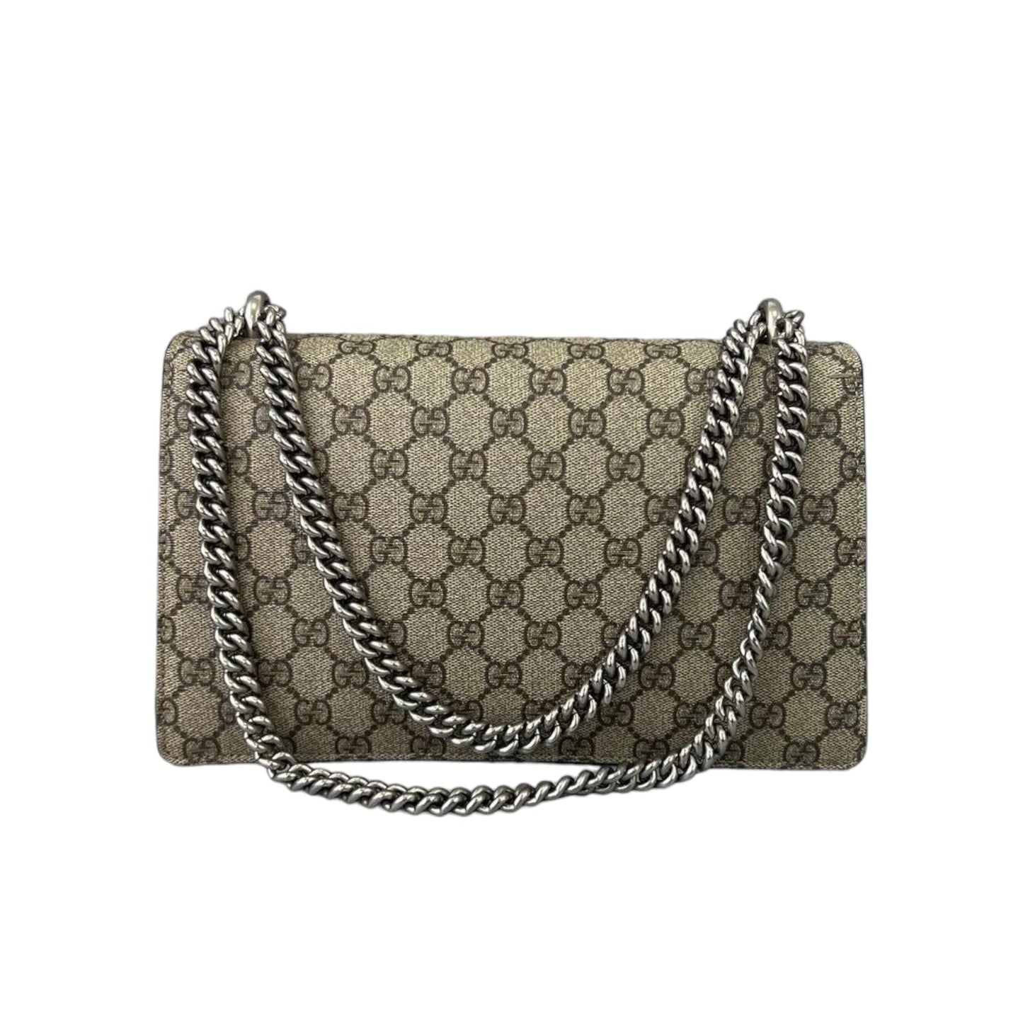 Gucci Monogram Chain Leather Shoulder Bag