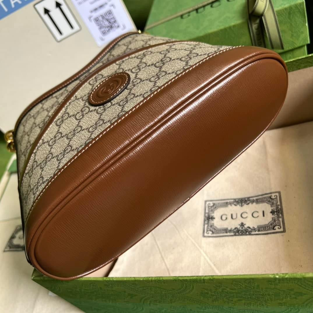 Gucci Monogram Chain Leather Crossbody