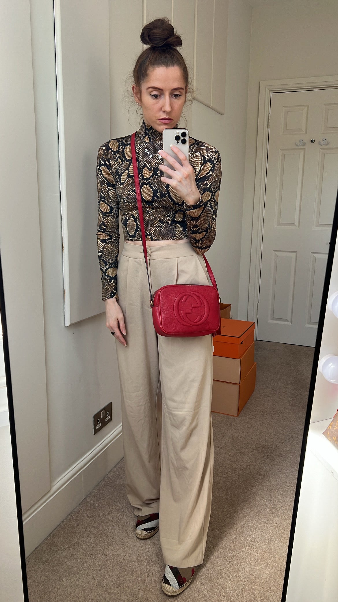 Gucci Leather Shoulder Bag
