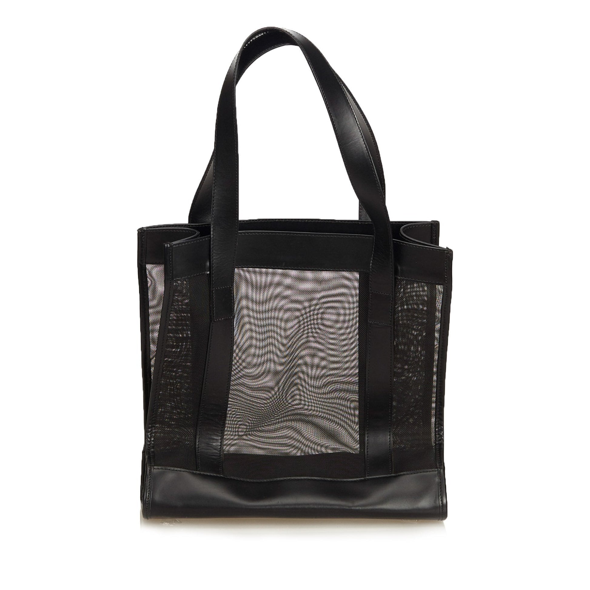 Gucci Black Leather Tote Style 5