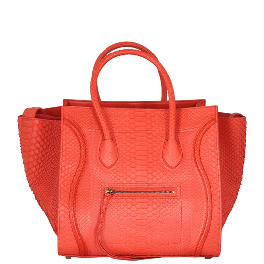 Celine Phantom Luggage Tote Medium Python