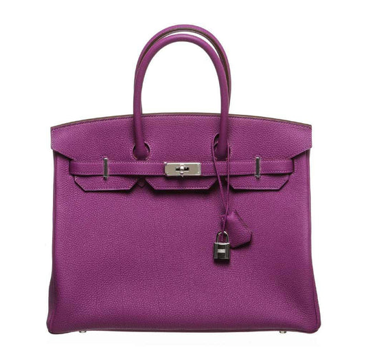 HermesBirkin 35 Anemone Bag PHW