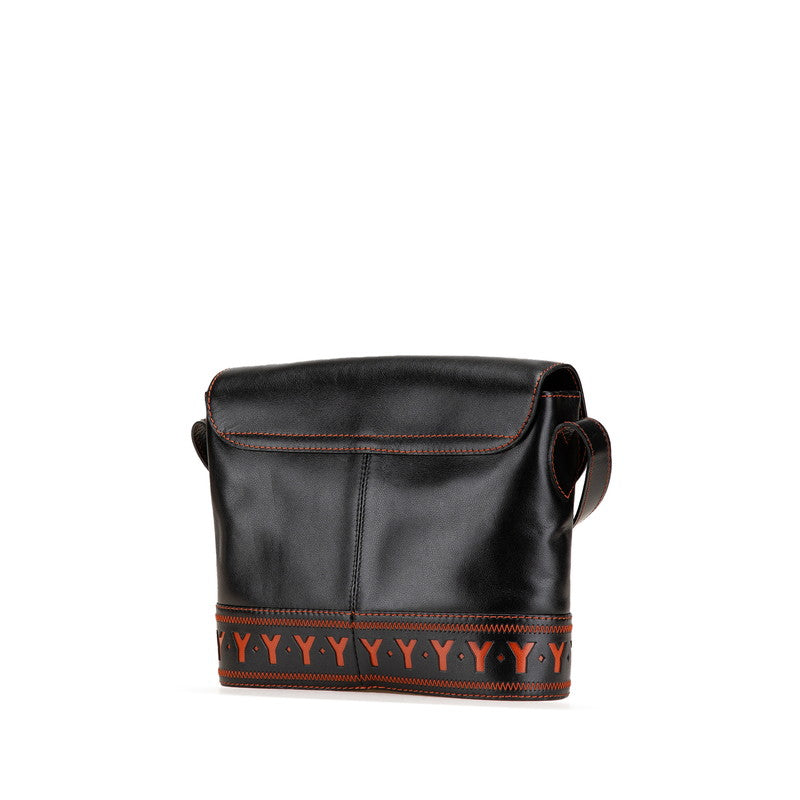 Yves Saint Laurent YSL Cutout Leather Shoulder Bag