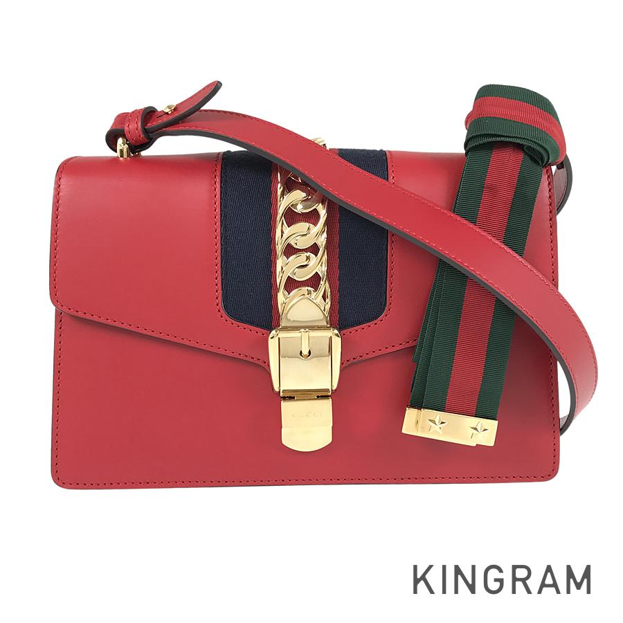 Gucci Leather Canvas Shoulder Bag