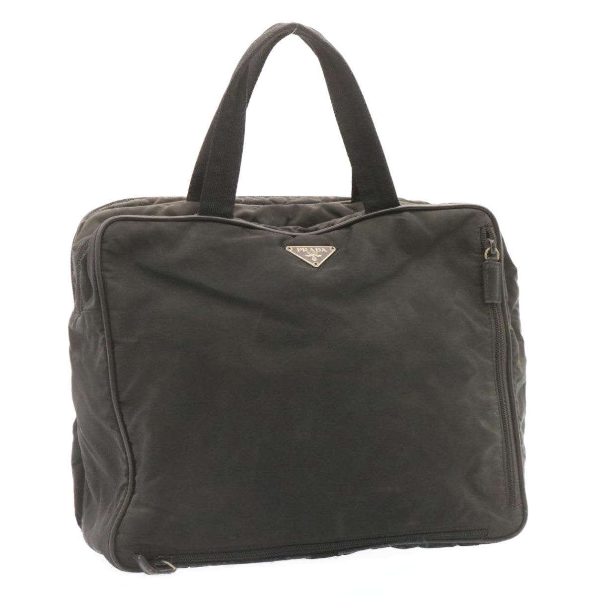 Prada Hand Bag Nylon Black
