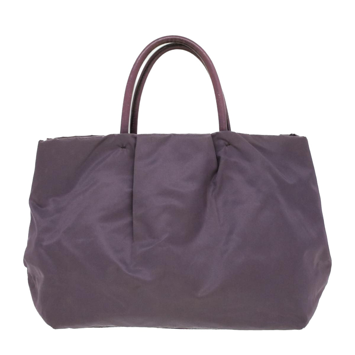 Prada Hand Bag Nylon Purple