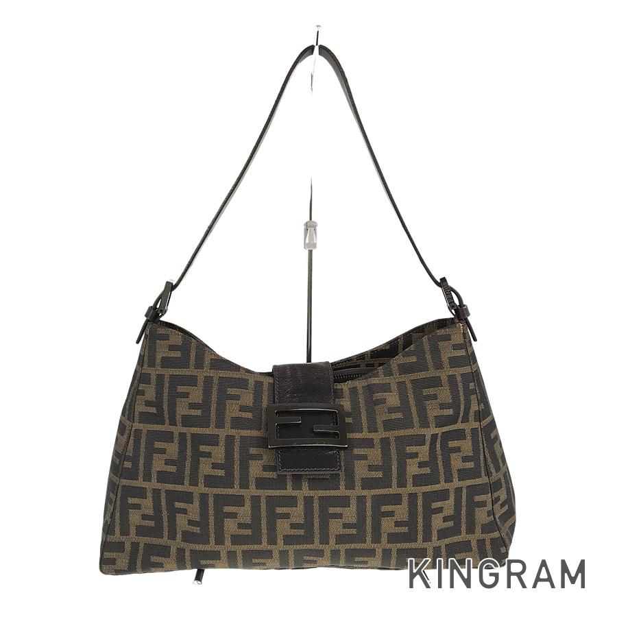 FENDI Mamma bucket Zucca pattern one belt Shoulder Bag