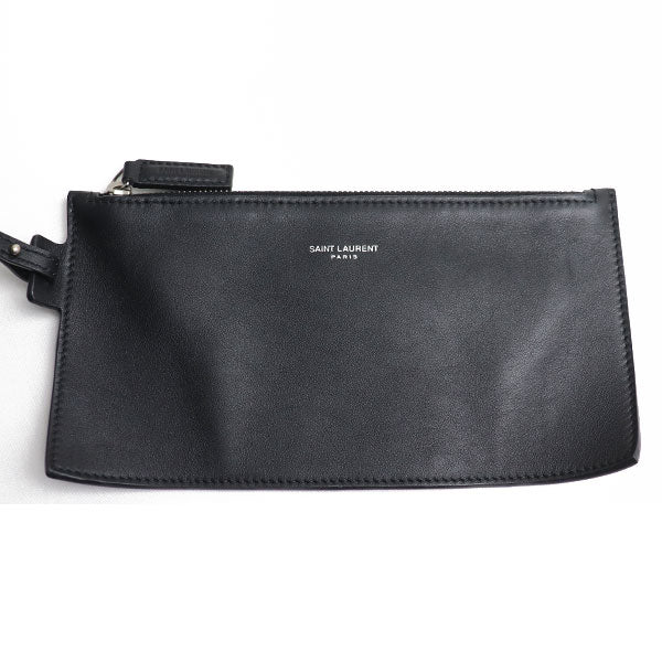 Saint Laurent RIVE GAUCHE Cotton Canvas Leather Shoulder Bag