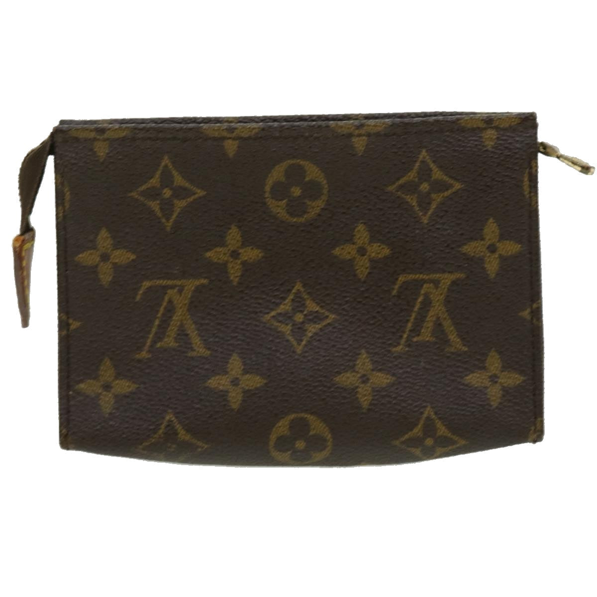 LOUIS VUITTON Monogram Poche Toilette 15 Pouch LV Auth ki2186 Clutch