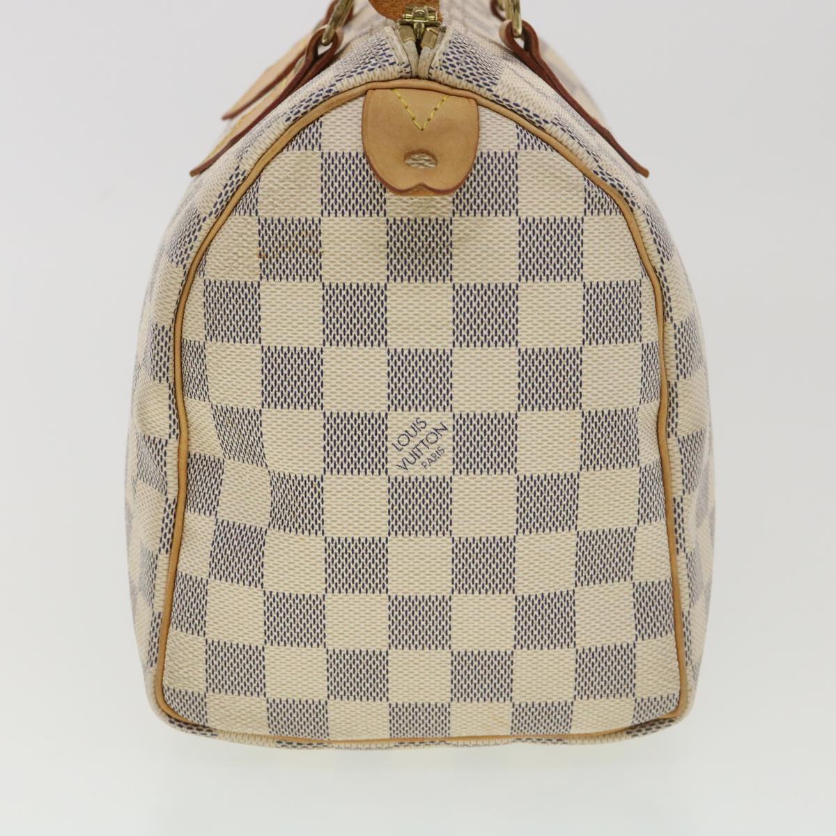 LOUIS VUITTON Damier Azur 25 Hand Bag N41534 LV ki2788