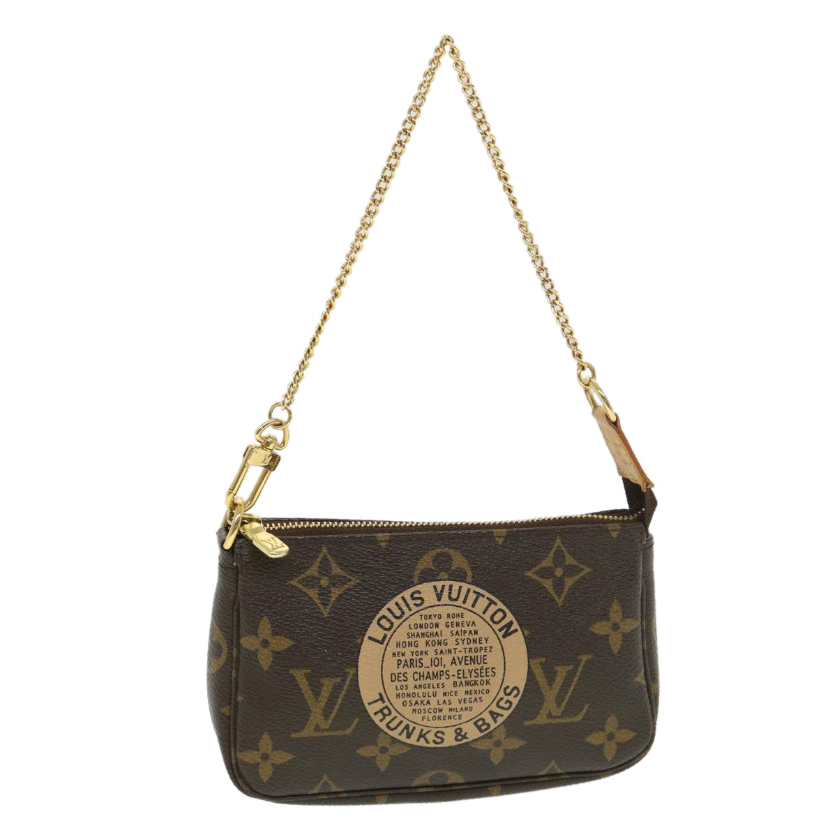 LOUIS VUITTON Monogram T&B Mini Pochette Accessoires Pouch LV ki2818 Clutch