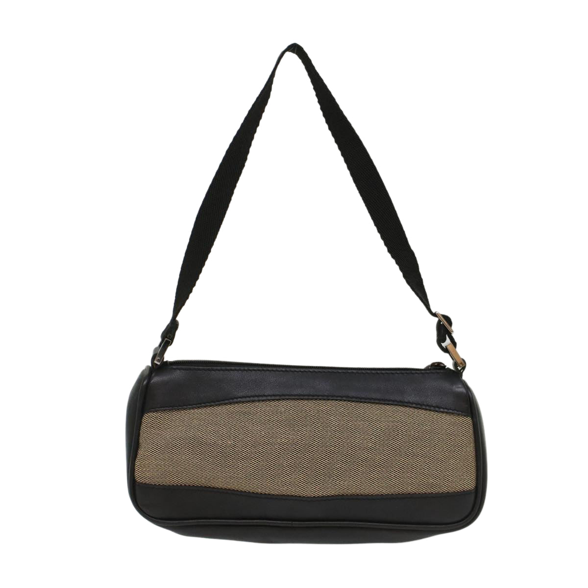 Gucci Leather Canvas Shoulder Bag