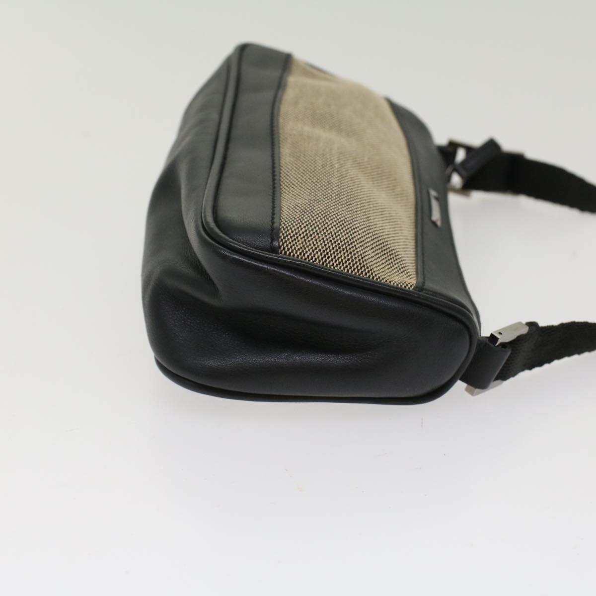 Gucci Leather Canvas Shoulder Bag