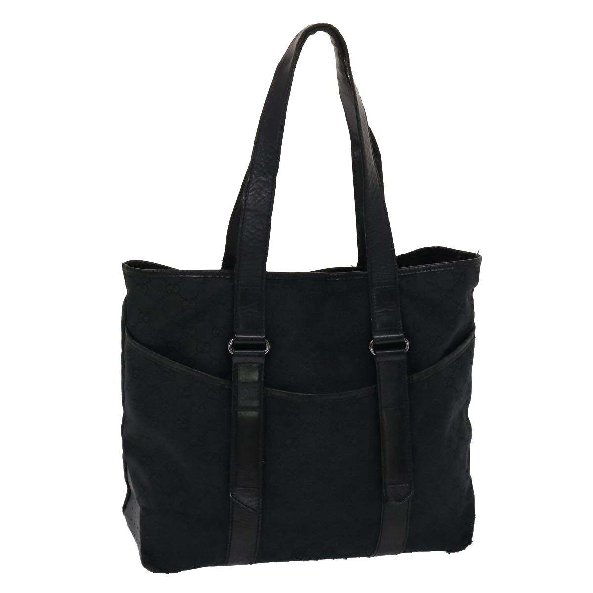 Gucci Leather Canvas Tote