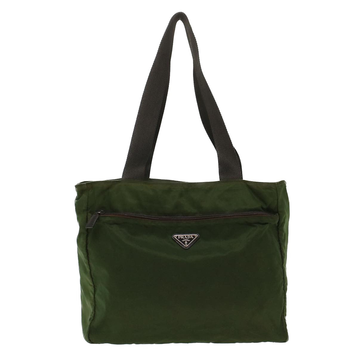 Prada Tote Bag Nylon Khaki
