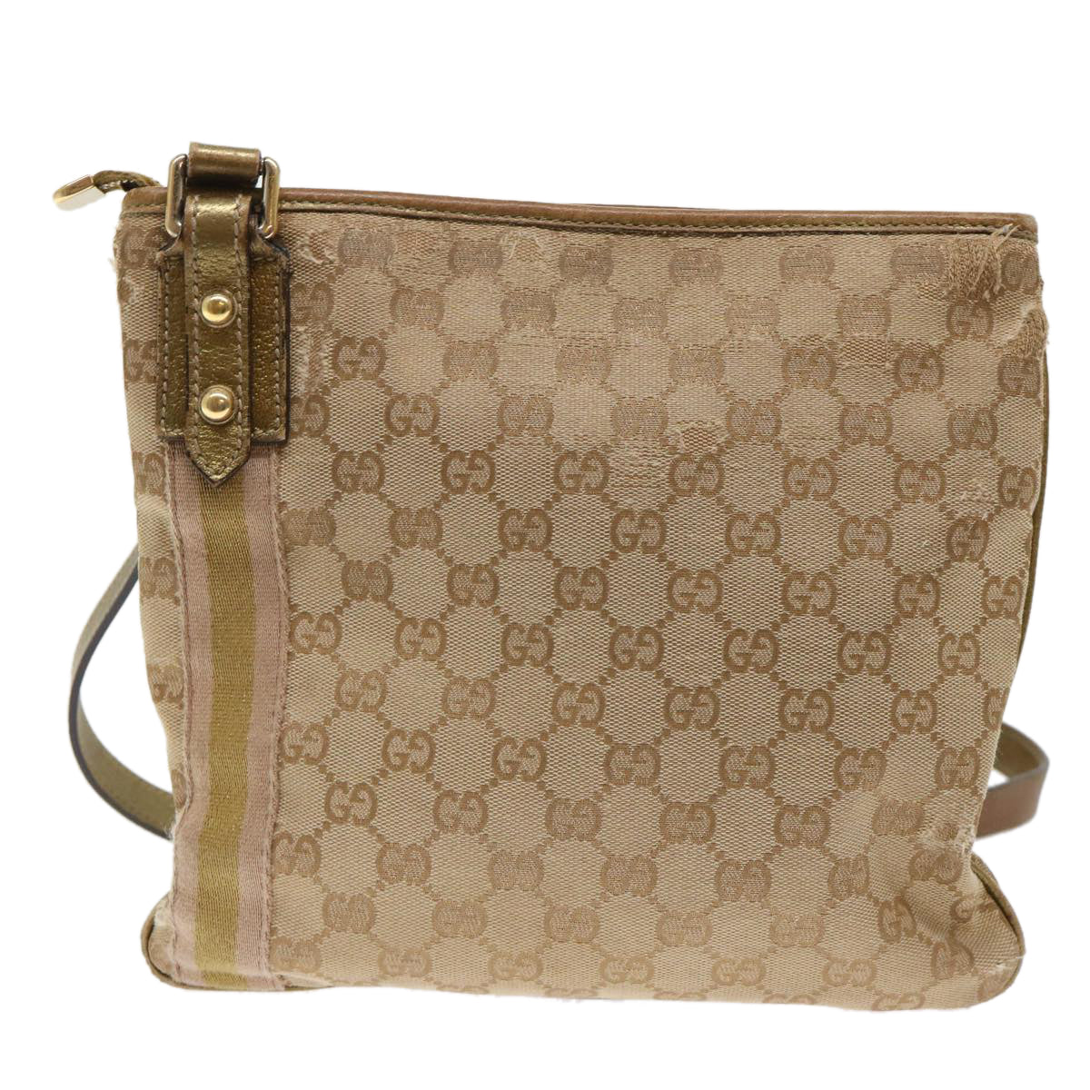 Gucci Canvas Shoulder Bag