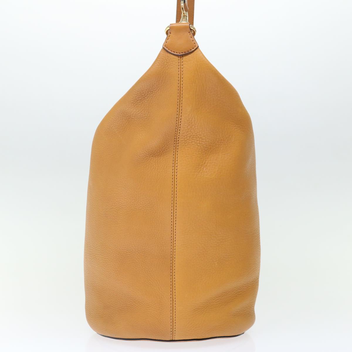 Luxury CELINE Shoulder Bag Leather Beige ki4346
