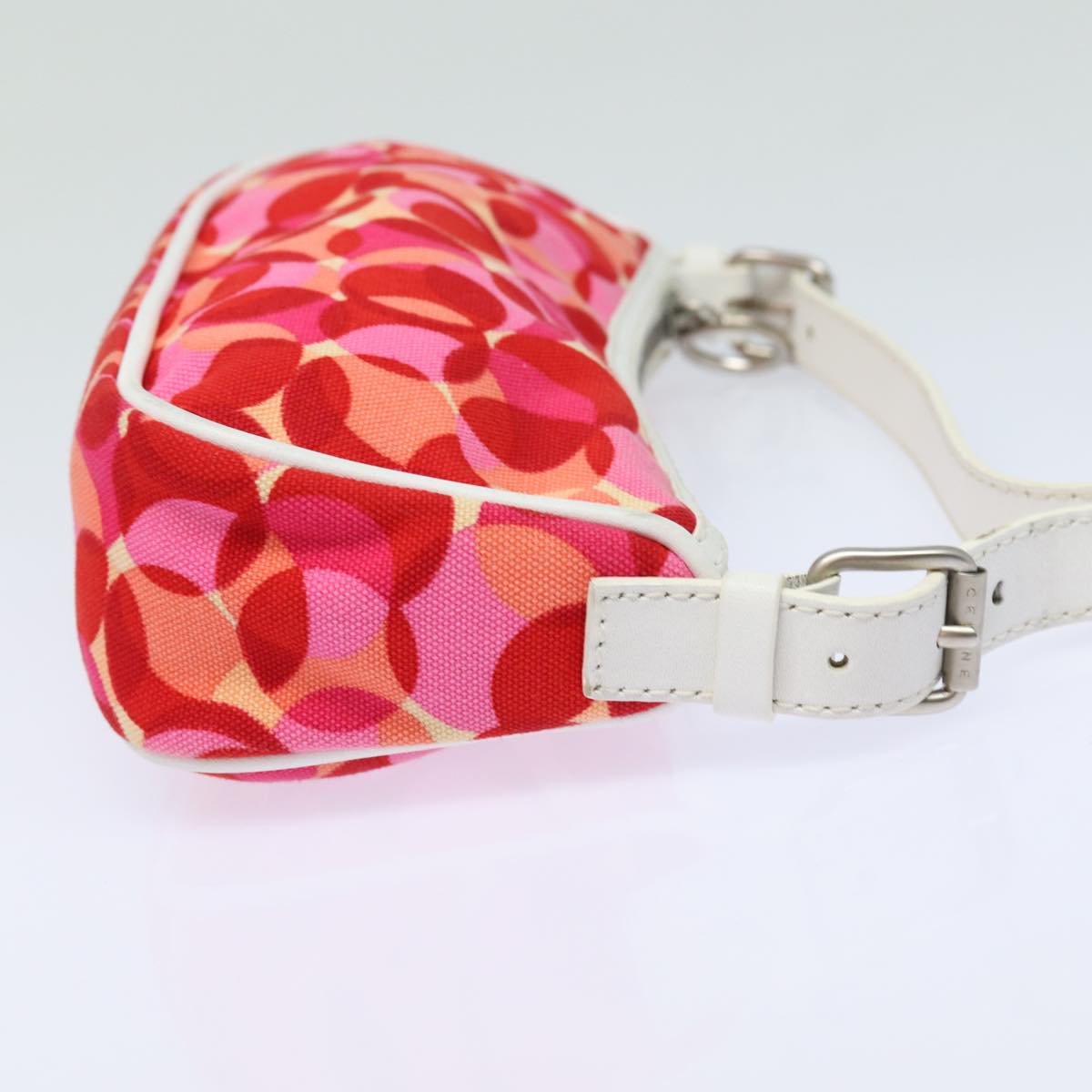 Luxury CELINE Pouch Canvas Pink Red ki4572