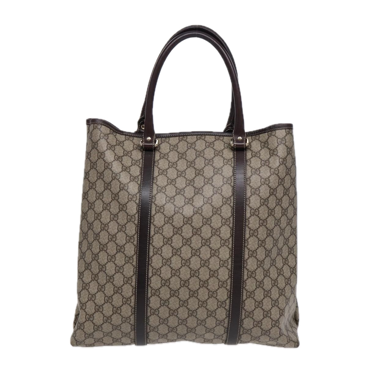 Gucci Leather Canvas Tote