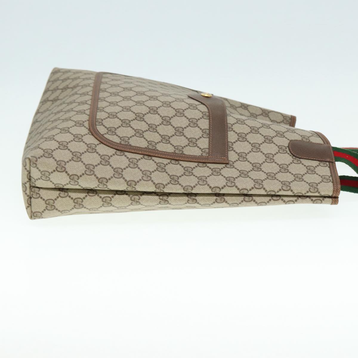 Gucci Leather Canvas Tote
