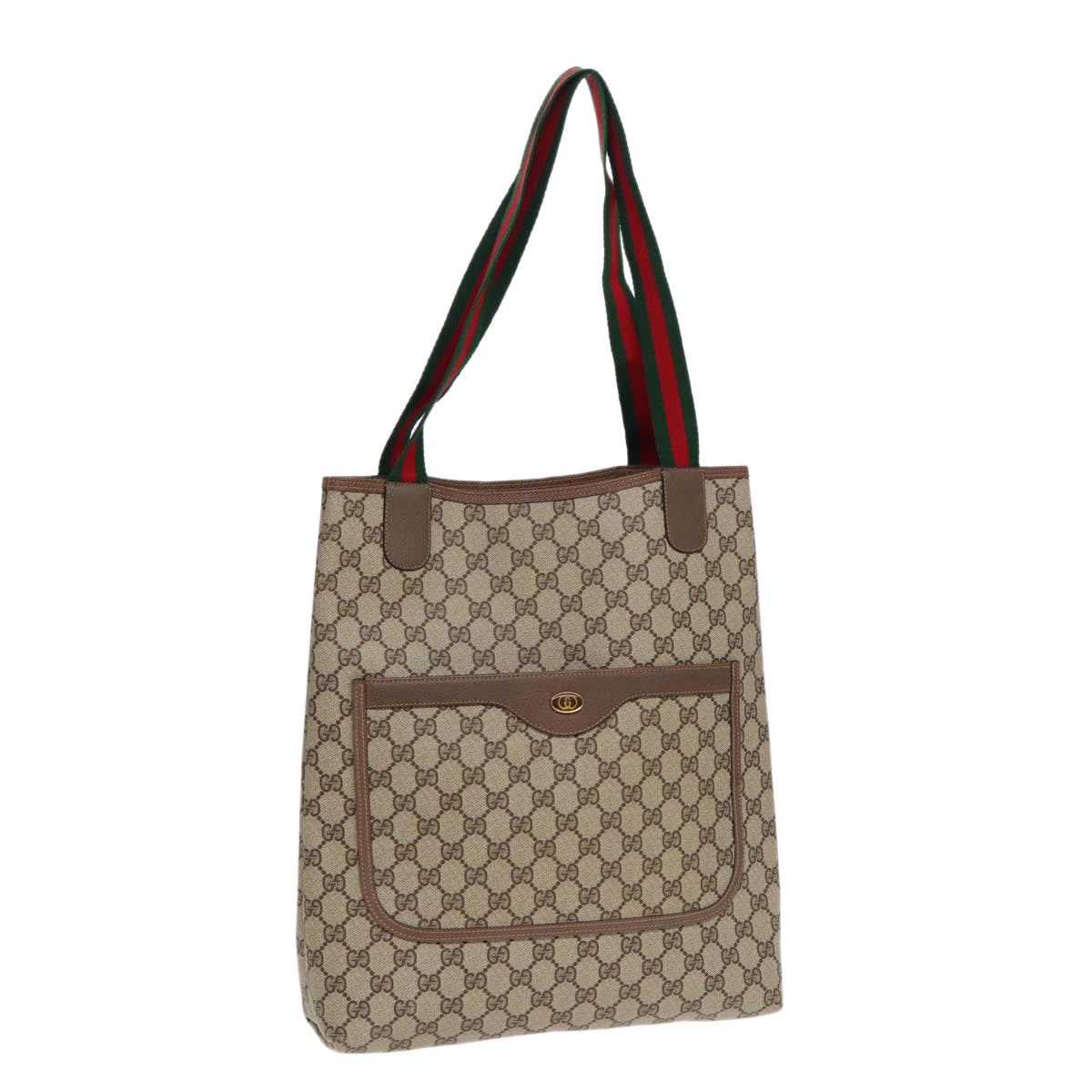 Gucci Leather Canvas Tote