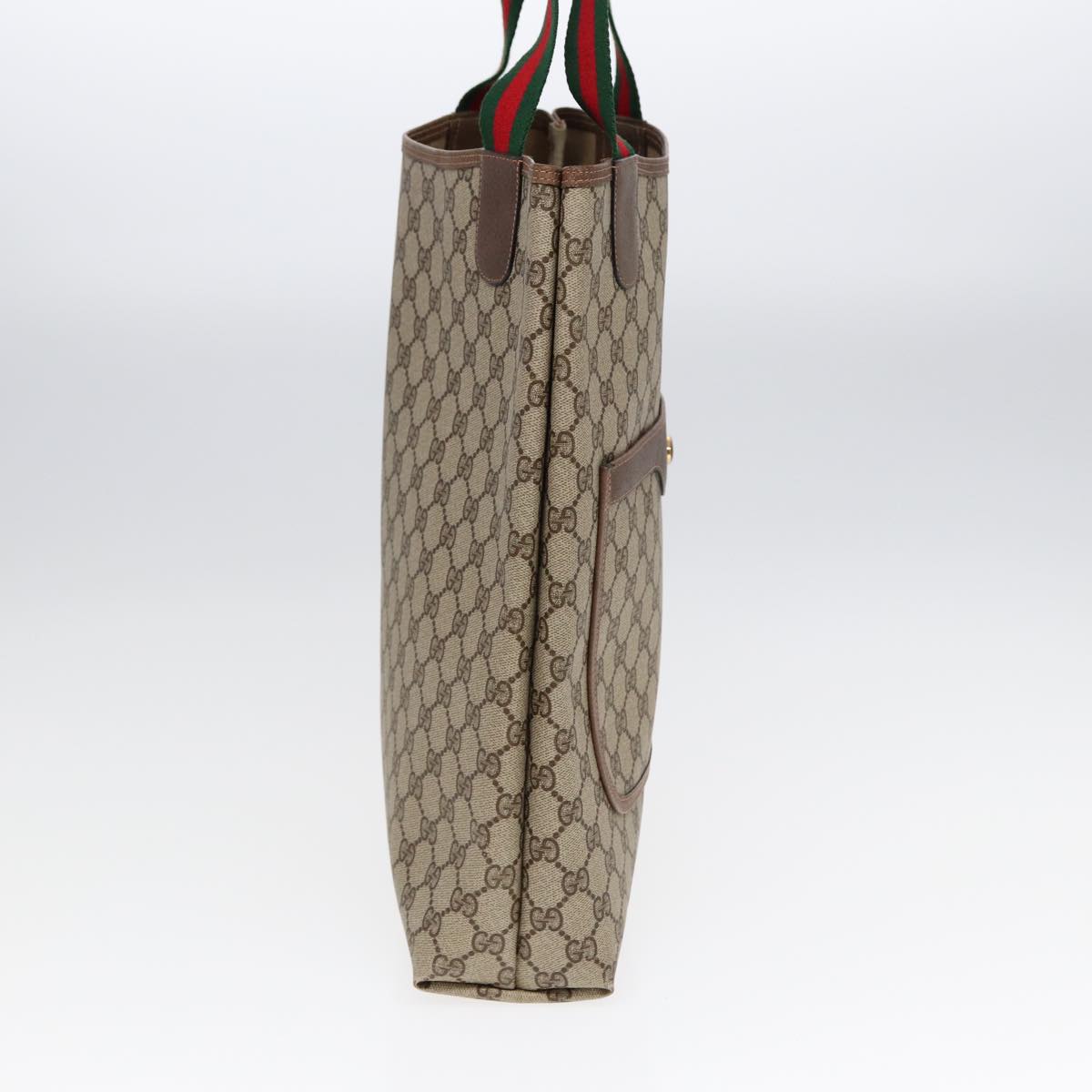 Gucci Leather Canvas Tote