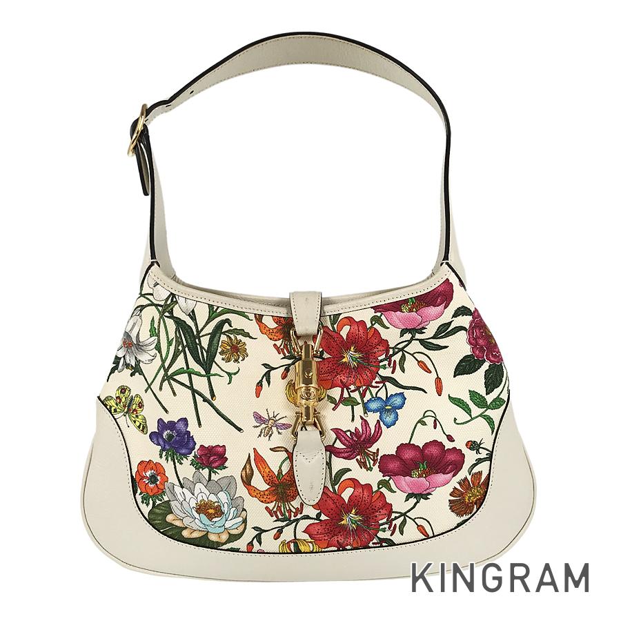 Gucci Leather Canvas Shoulder Bag