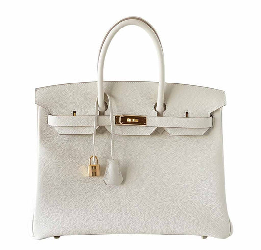 HermesBirkin 35 Craie Togo Bag