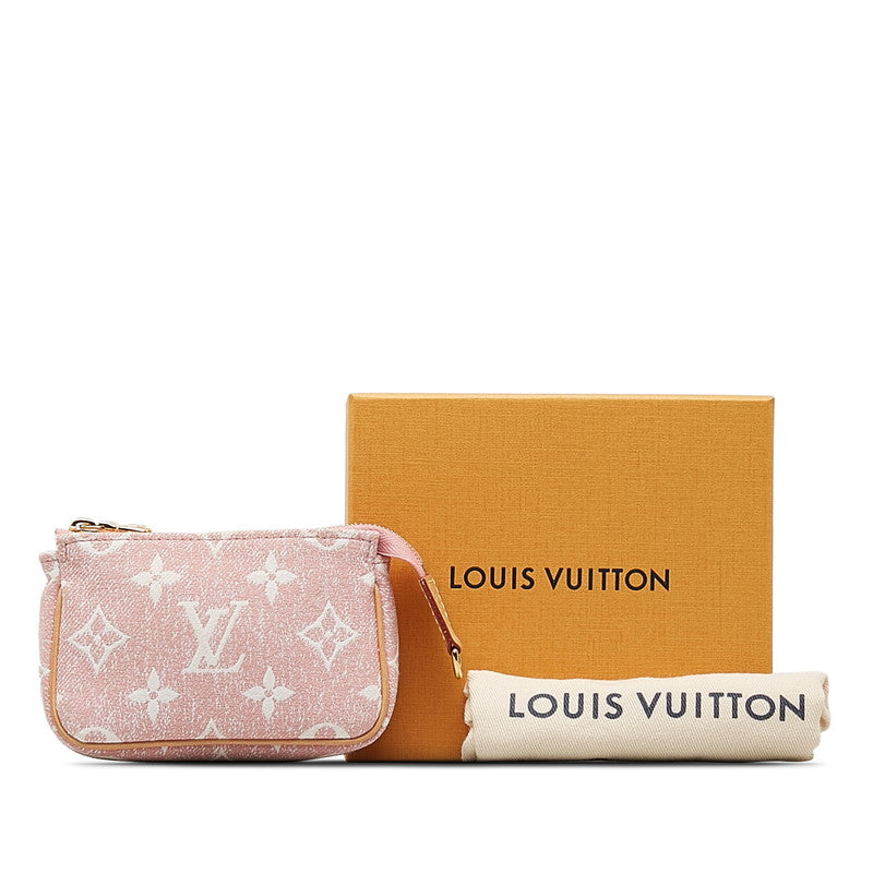 Louis Vuitton Jacquard Micro Pochette Accessoires Pink Clutch