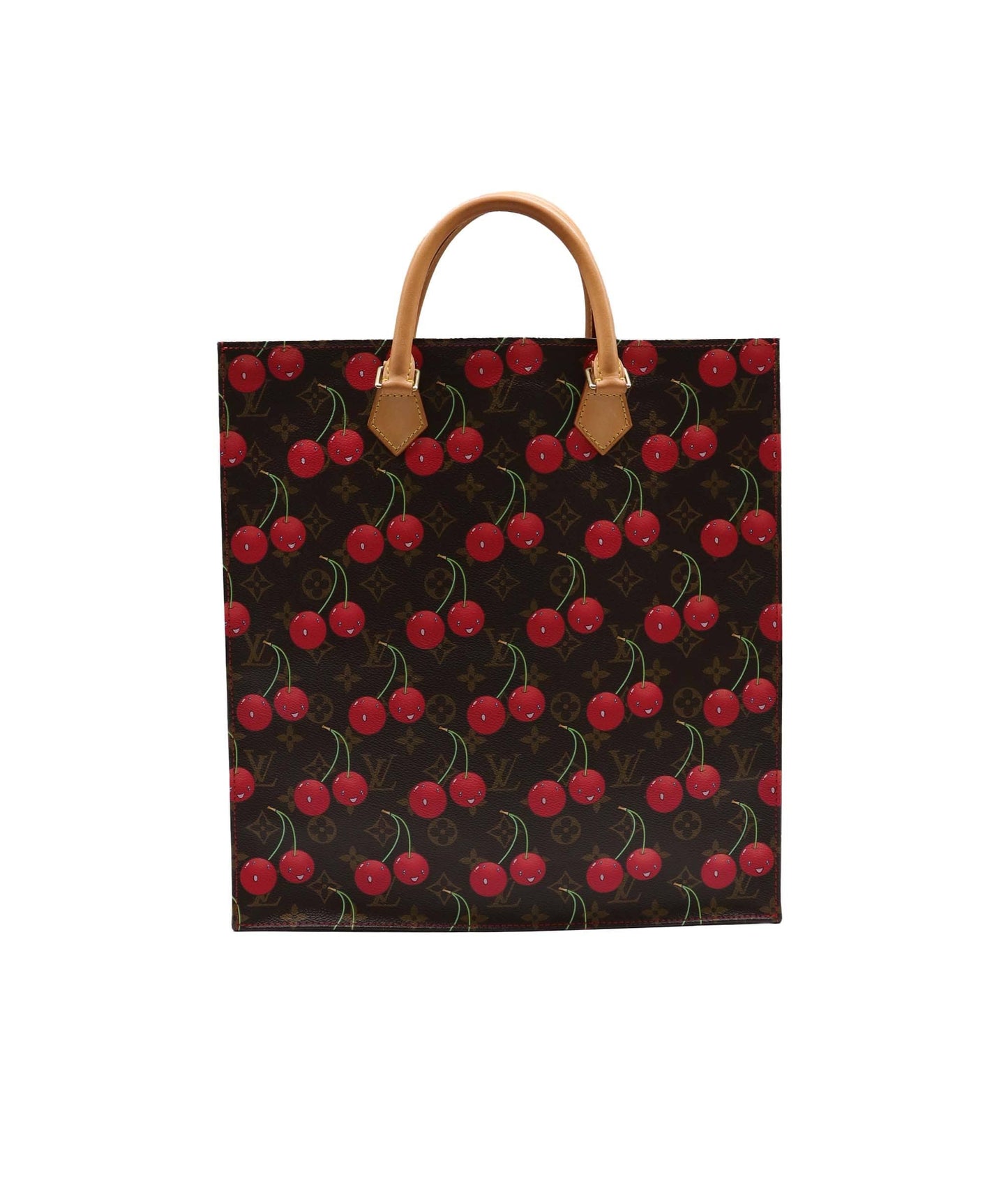 LOUIS VUITTON Monogram Cherry Sac Plat Hand Bag M95010 LV Auth 103602S DXBS3147