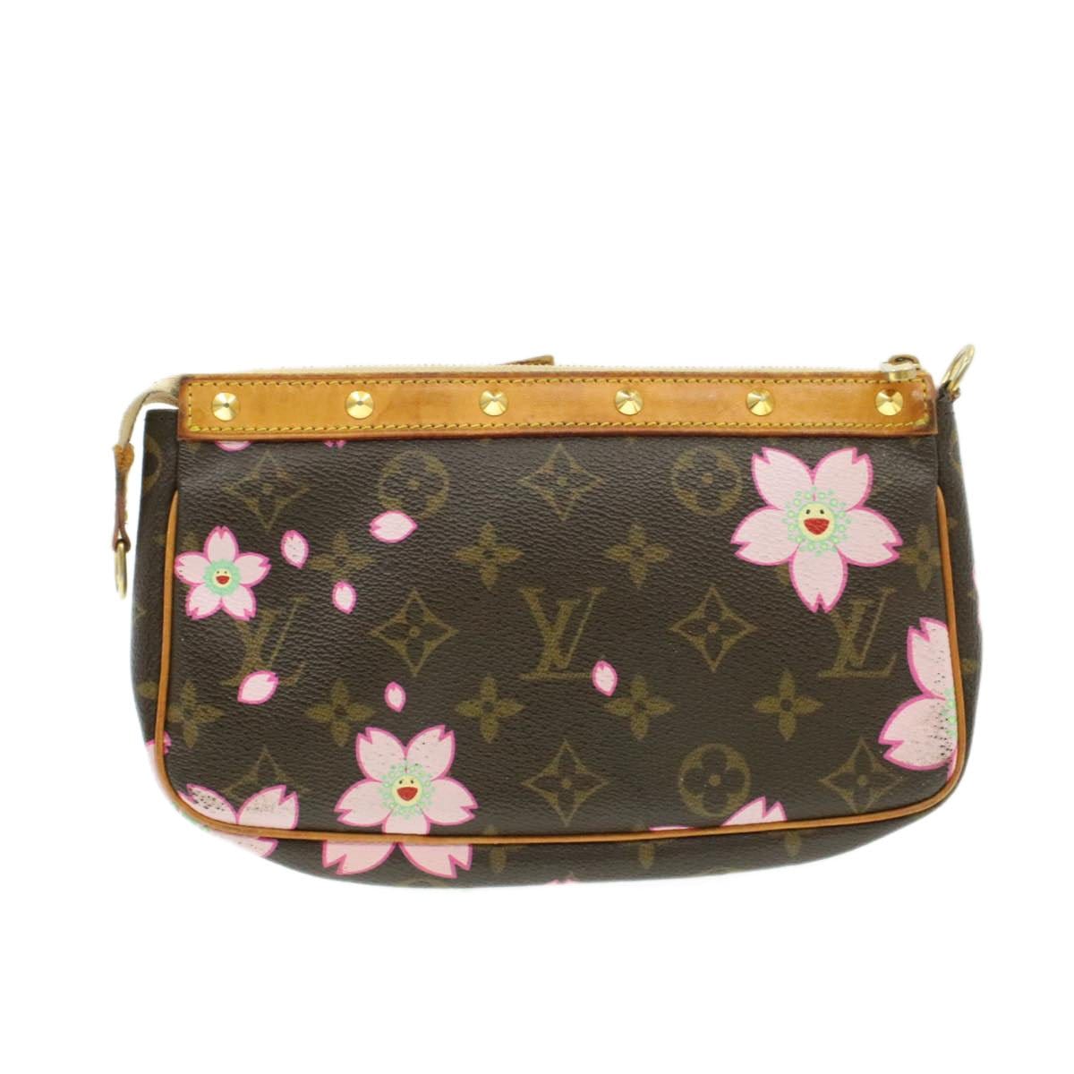 Louis Vuitton Monogram Cherry Blossom Pochette Accessoires Pouch Clutch