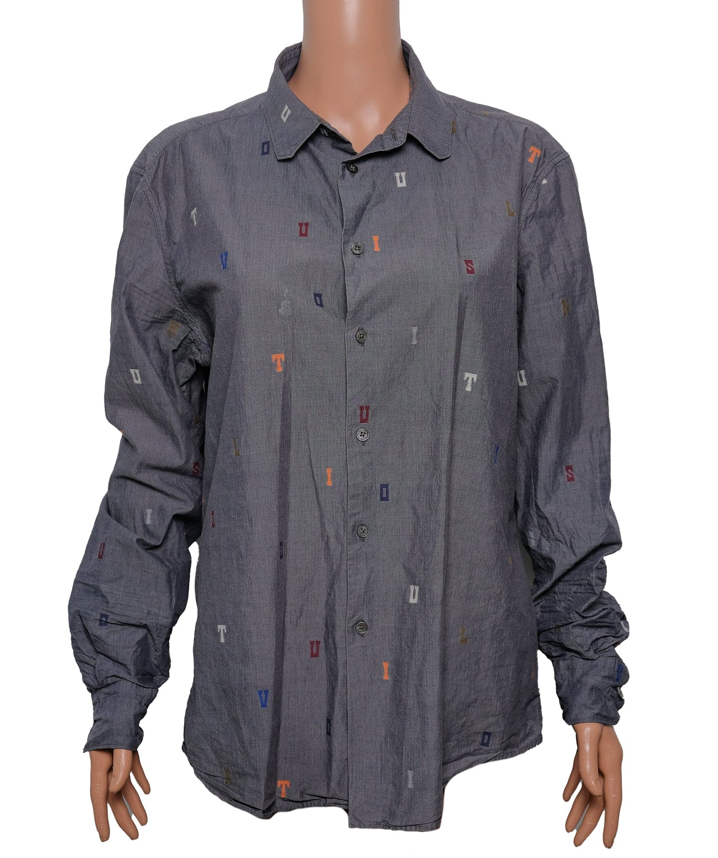 Louis Vuitton shirt for men Blue RJC3303