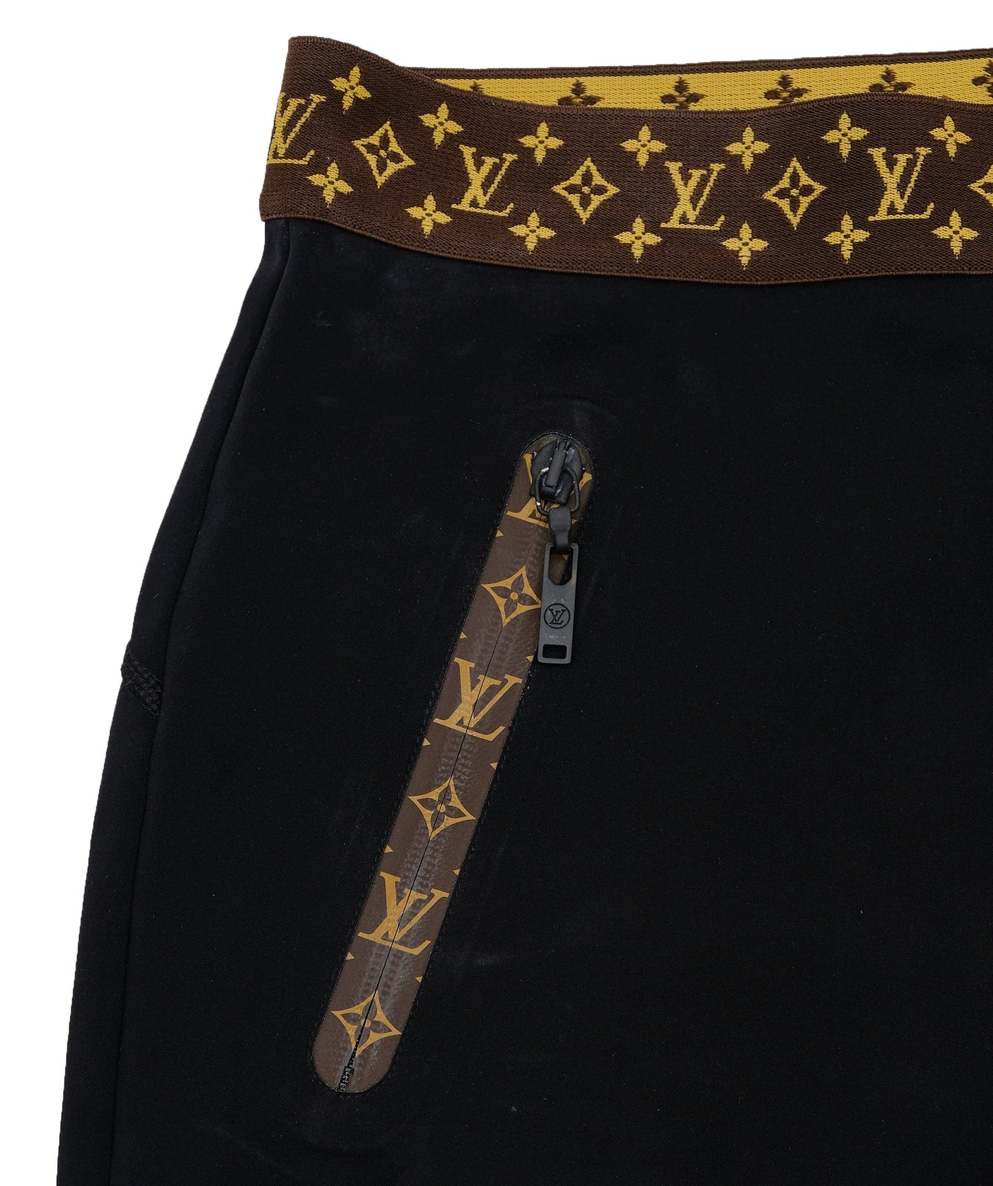 Louis Vuitton shorts black with brown RJC3198