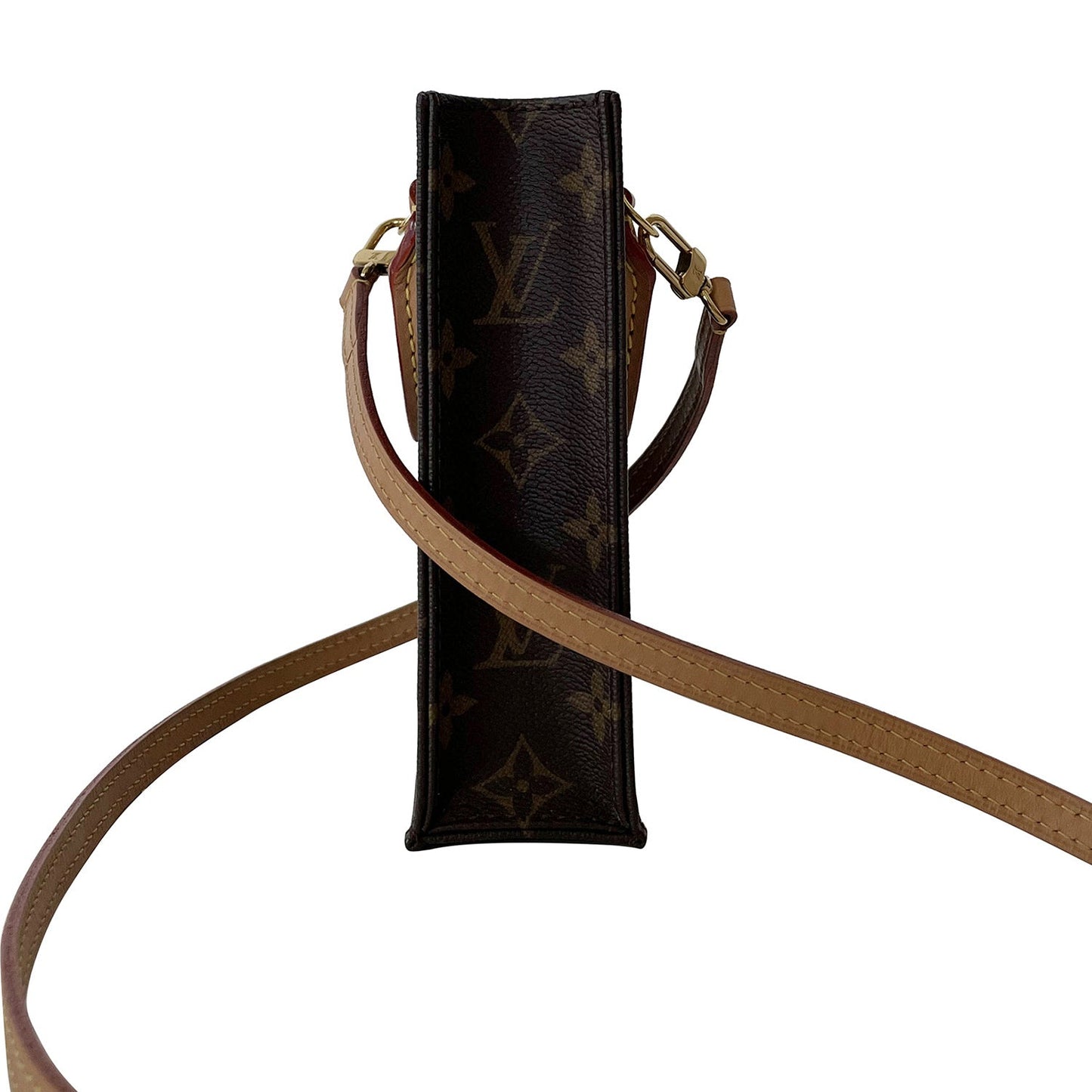 Louis Vuitton Monogram Petit Sac Plat Handbag