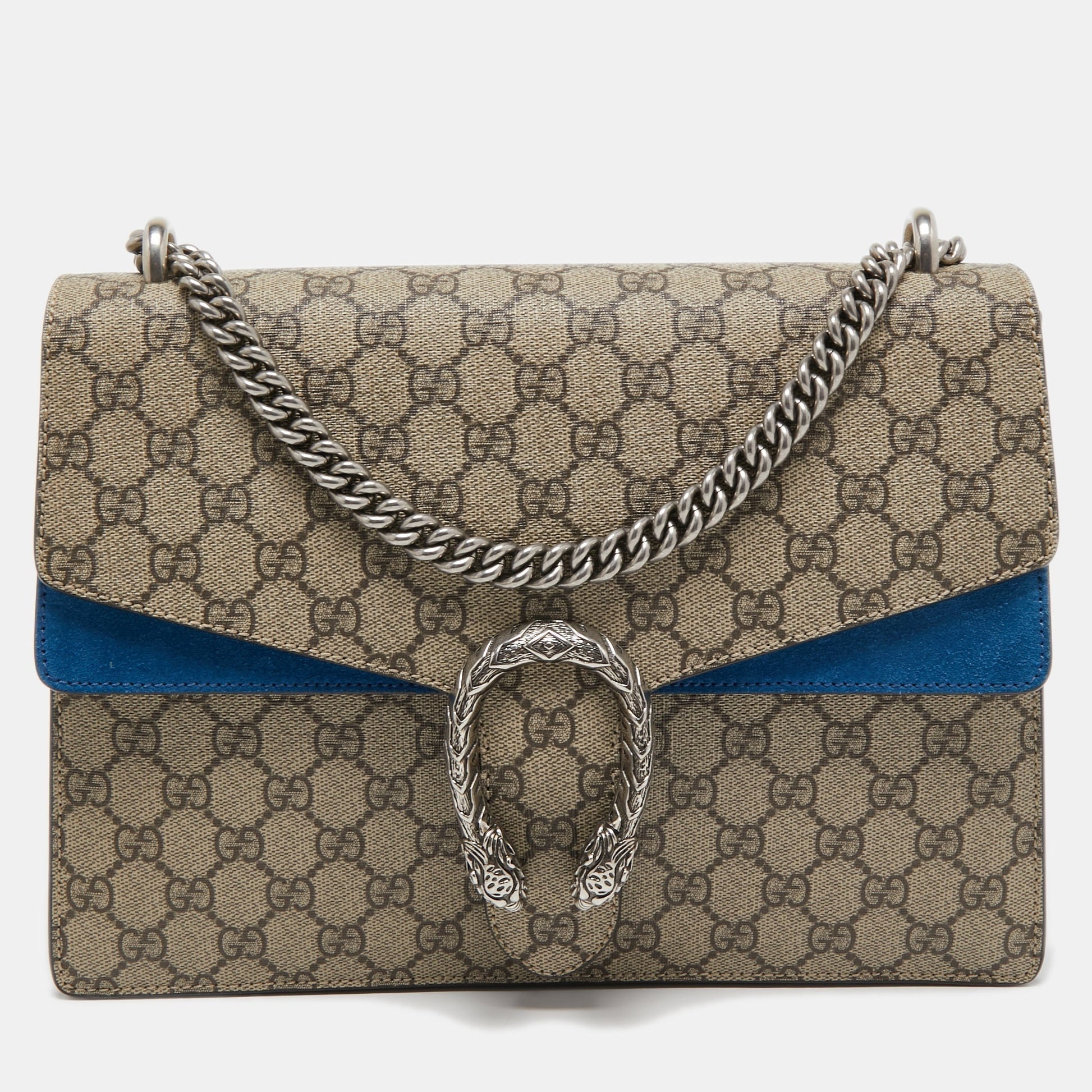 Gucci Lou Canvas Shoulder Bag