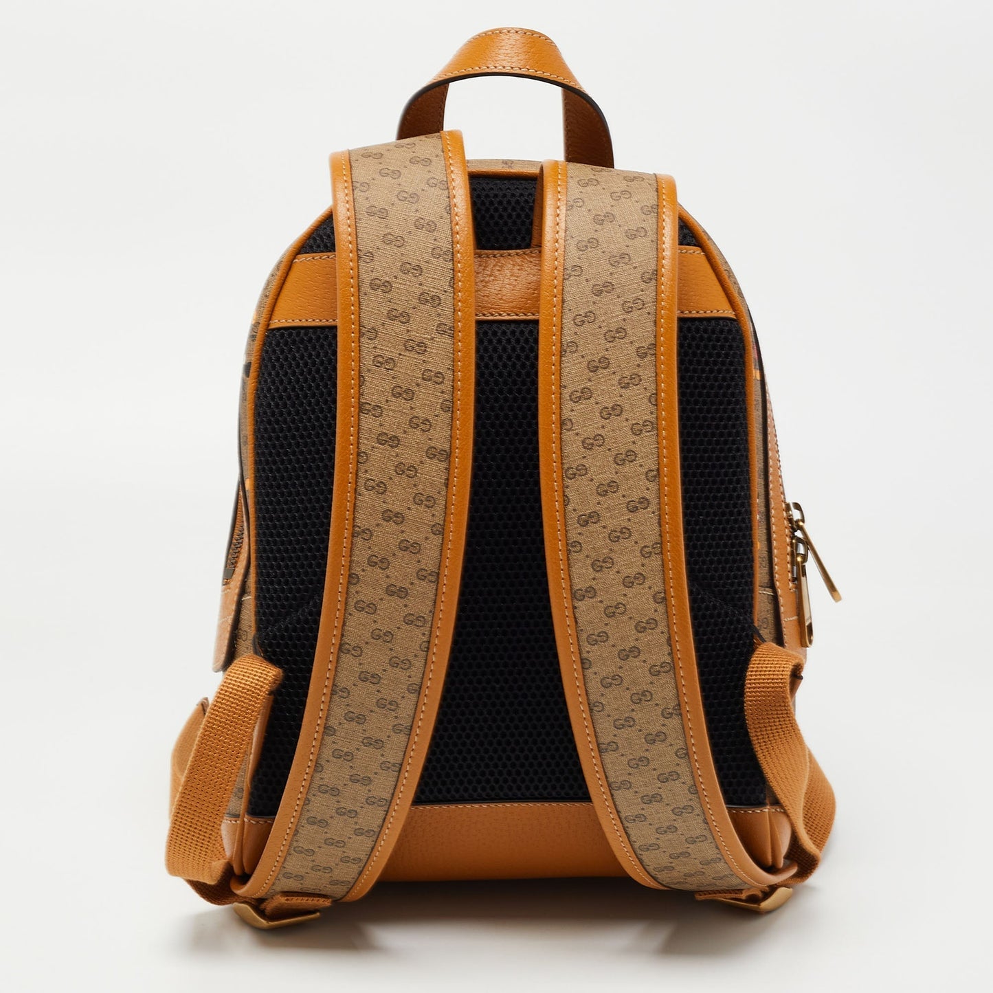 Gucci Lou Leather Canvas Shoulder Bag