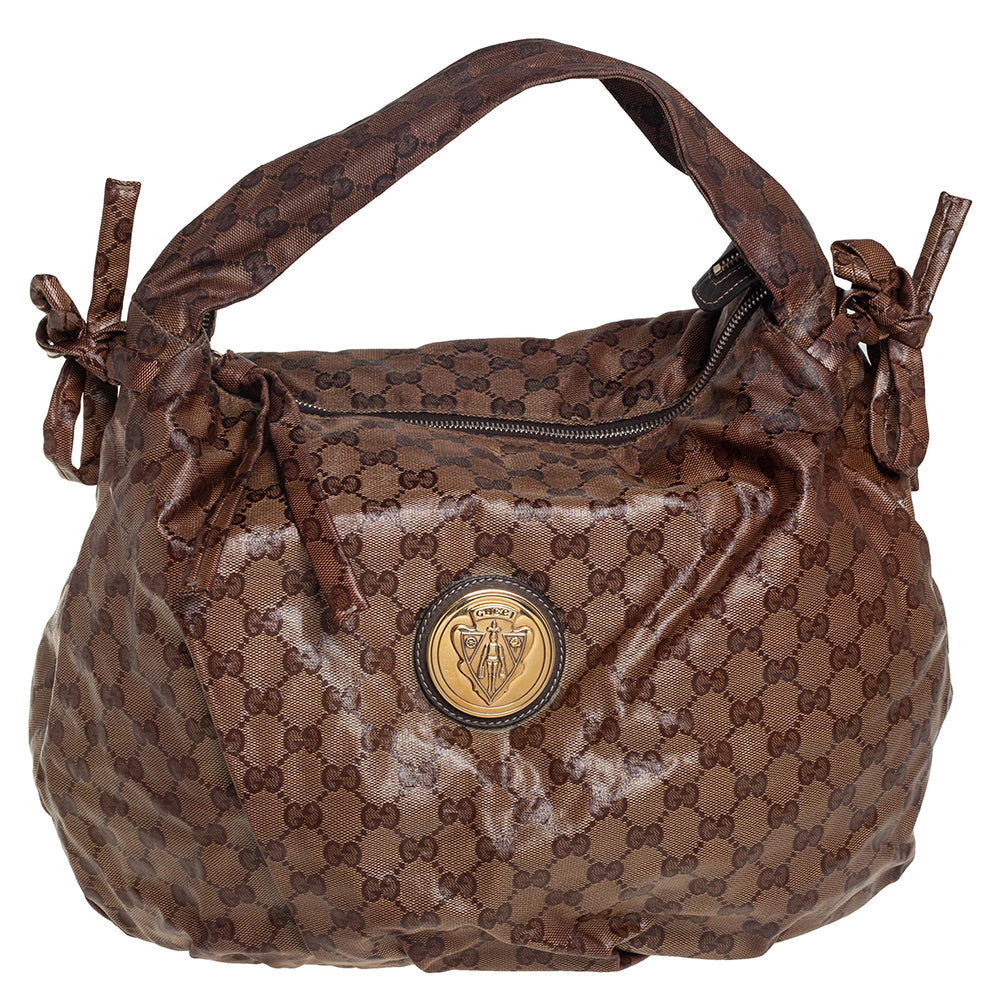 Gucci Beige Canvas Shoulder Bag Style 2