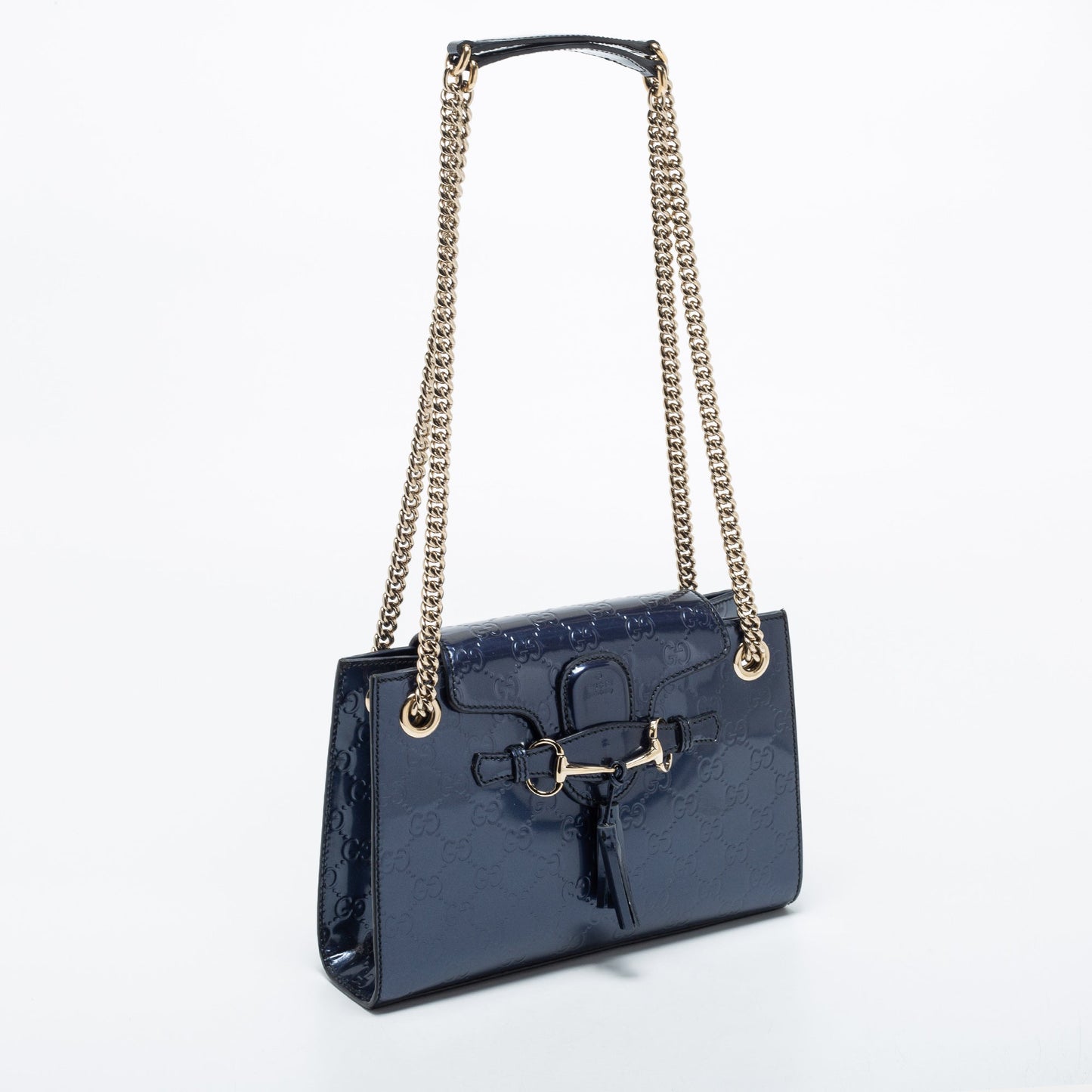 Gucci Lou Chain Leather Shoulder Bag