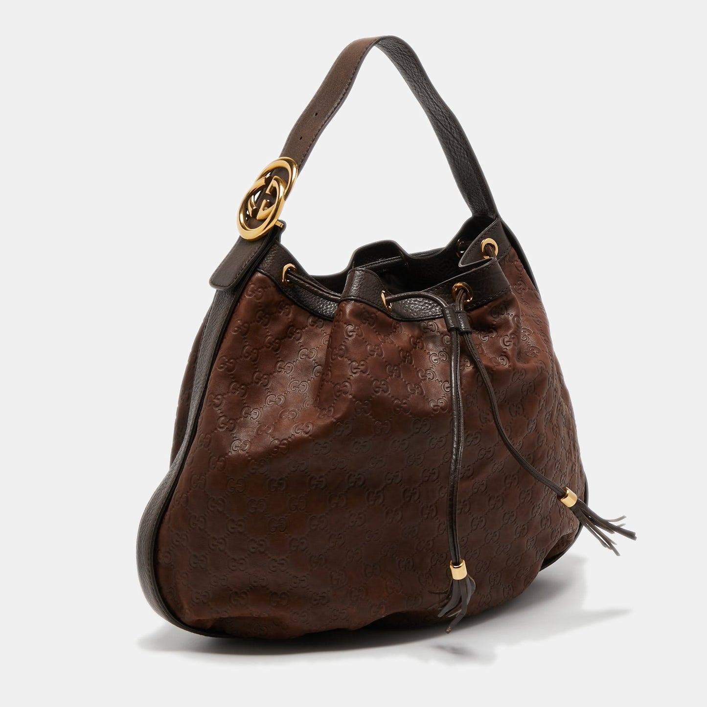 Gucci Lou Leather Shoulder Bag