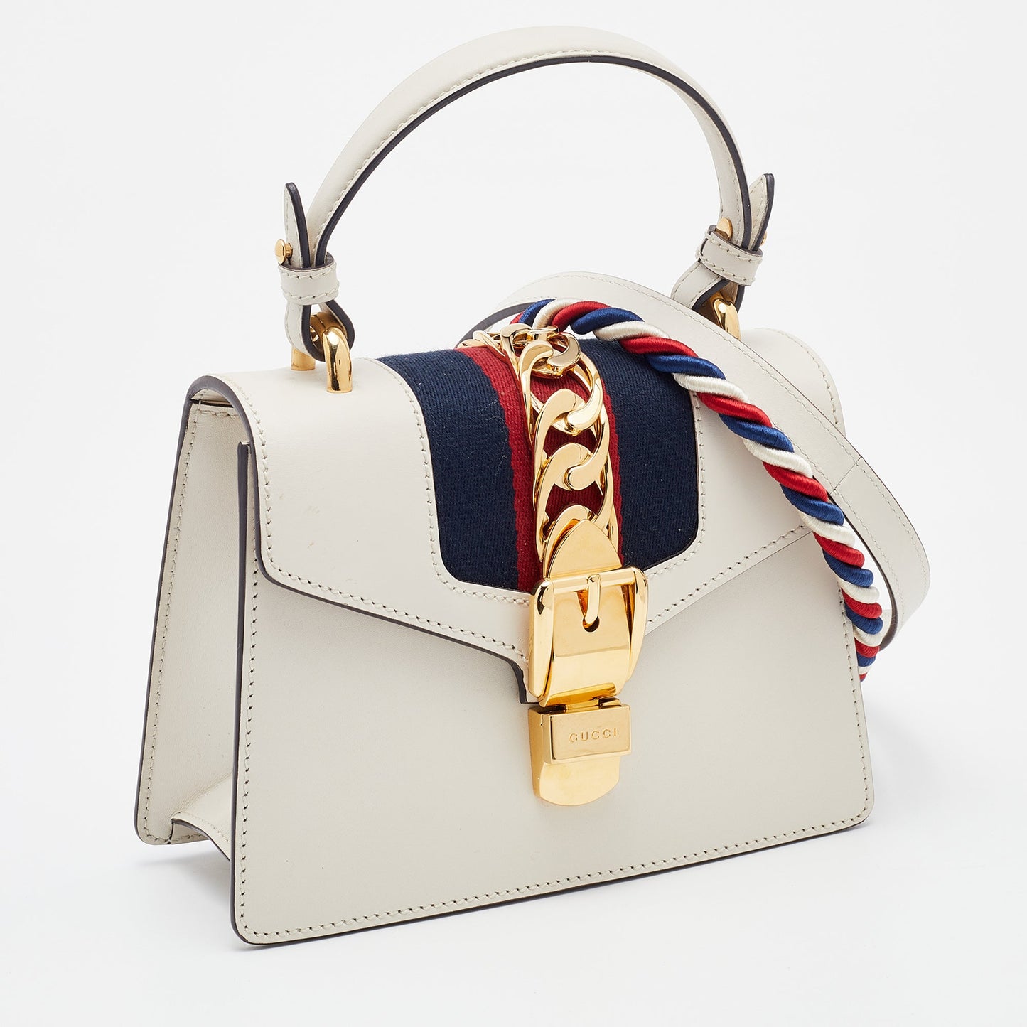 Gucci Lou Chain Leather Shoulder Bag