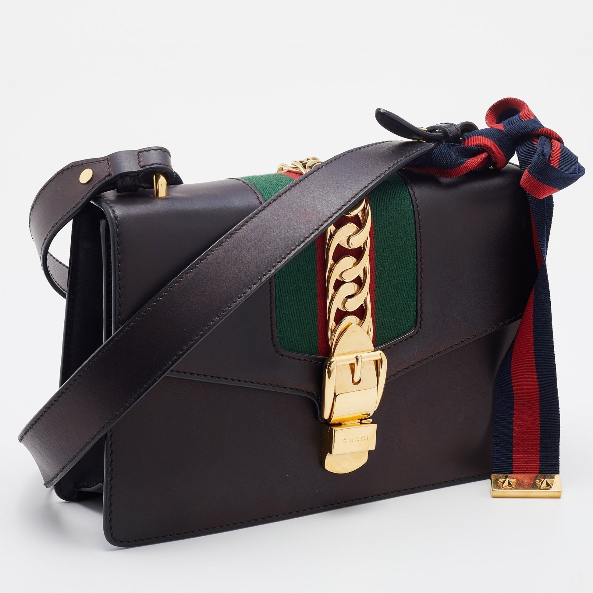 Gucci Lou Leather Shoulder Bag