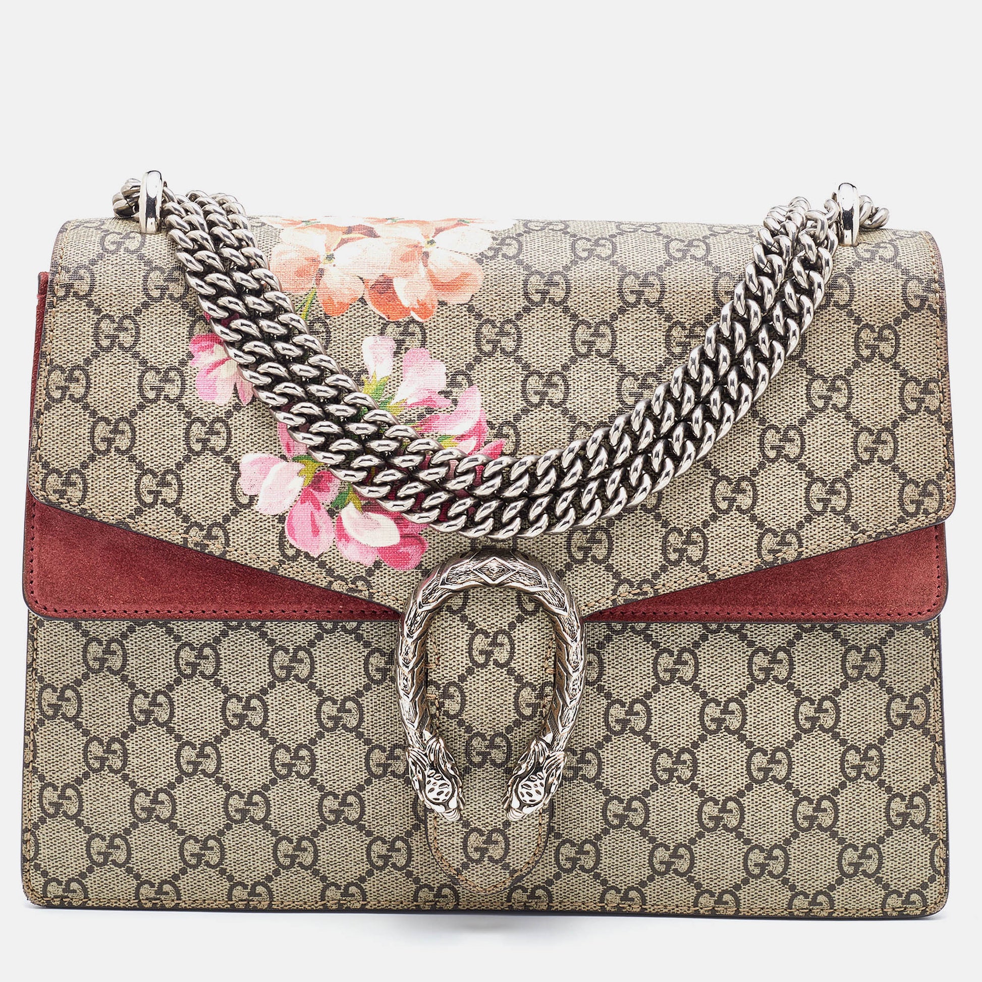 Gucci Lou Canvas Shoulder Bag