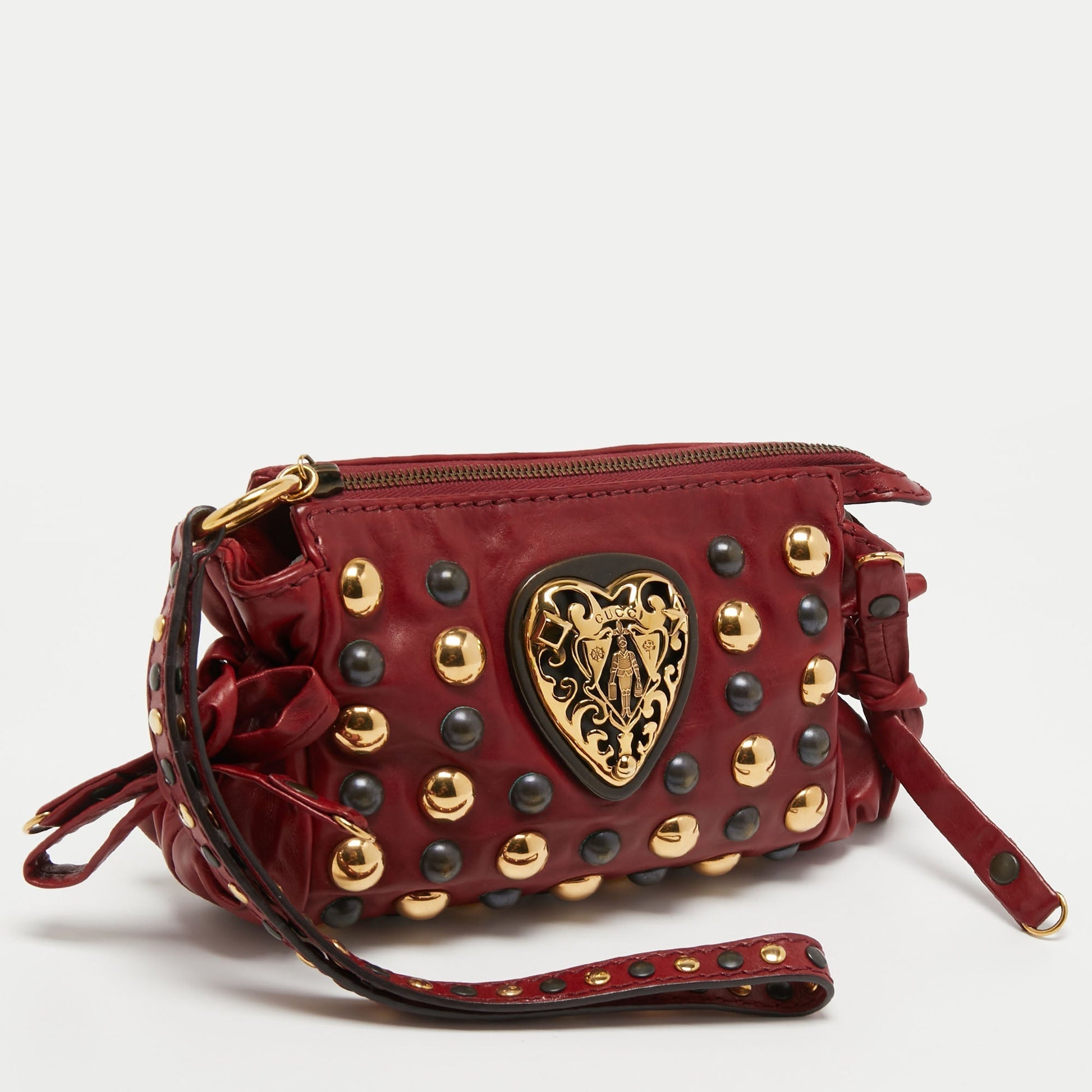 Gucci Lou Leather Clutch