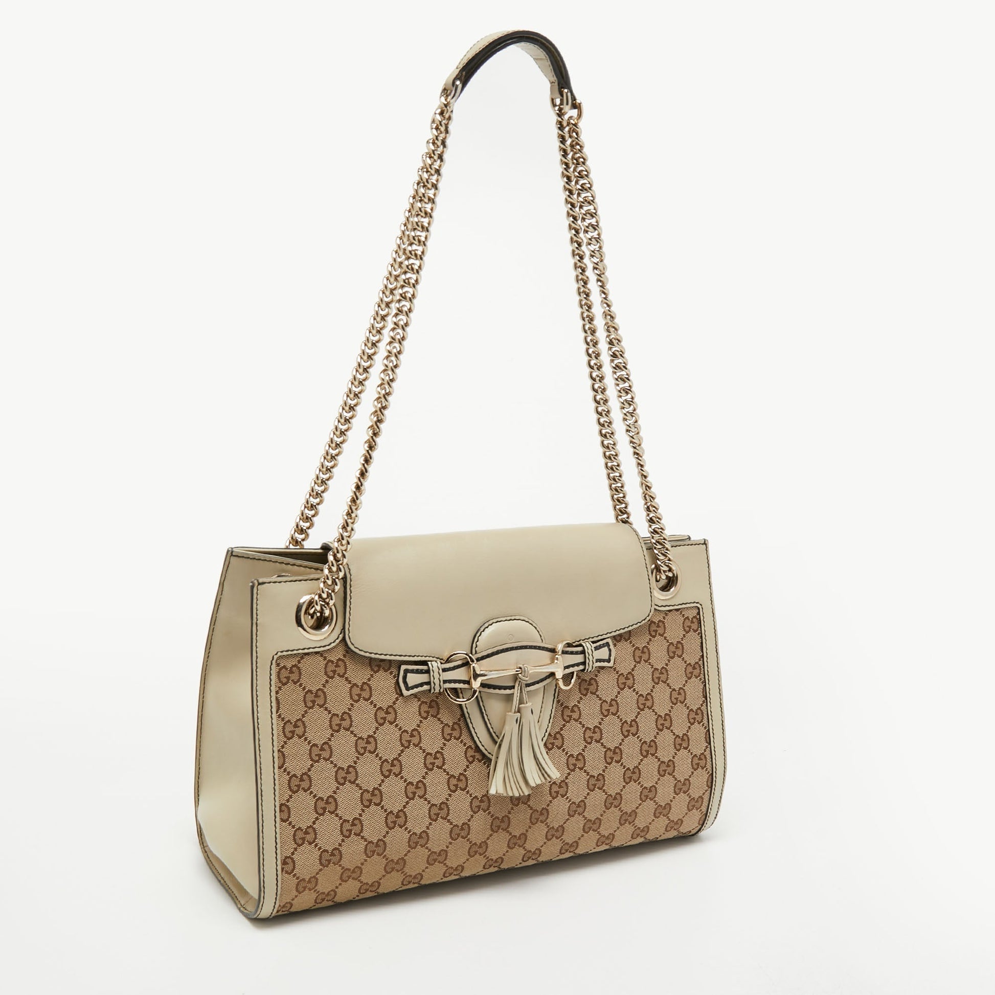 Gucci Lou Chain Leather Shoulder Bag