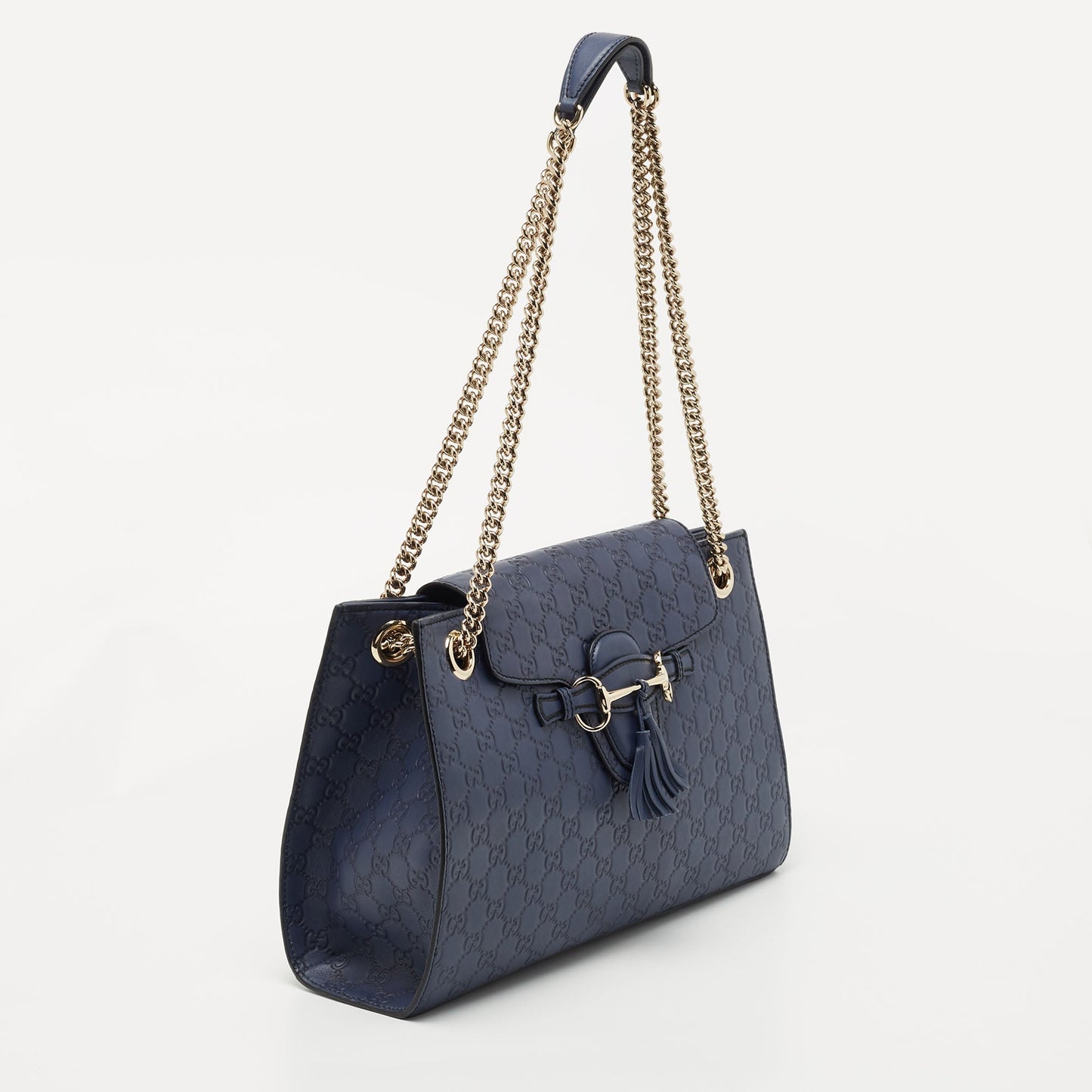 Gucci Lou Chain Leather Shoulder Bag