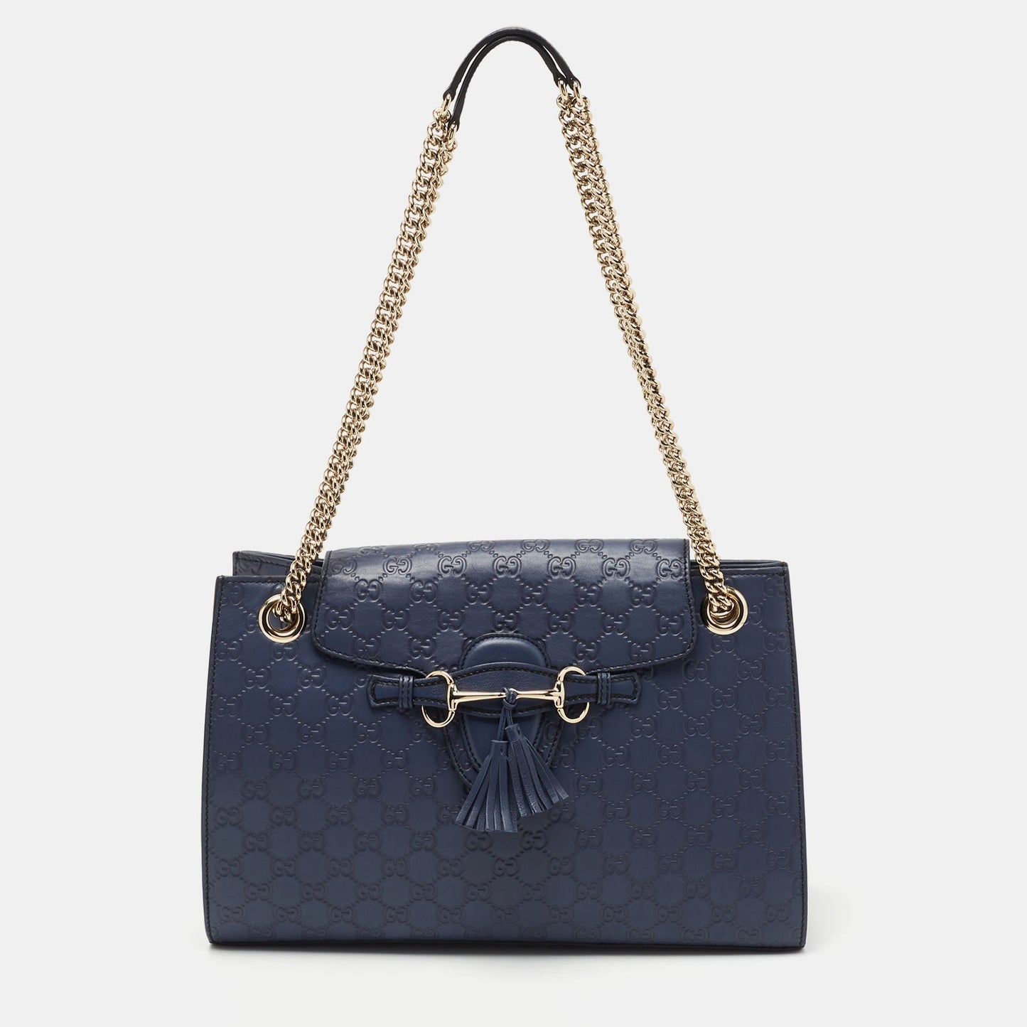 Gucci Lou Chain Leather Shoulder Bag