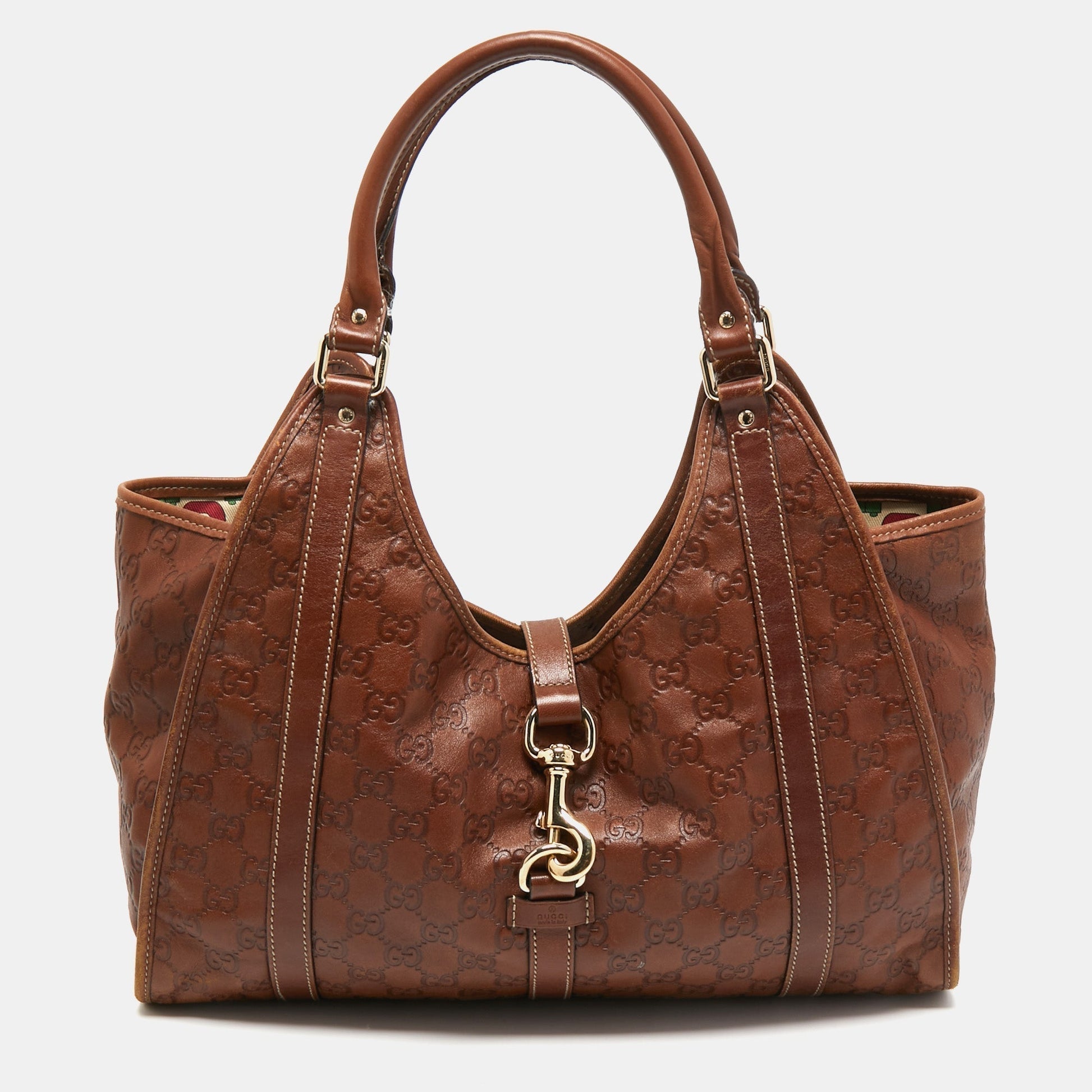 Gucci Lou Leather Shoulder Bag