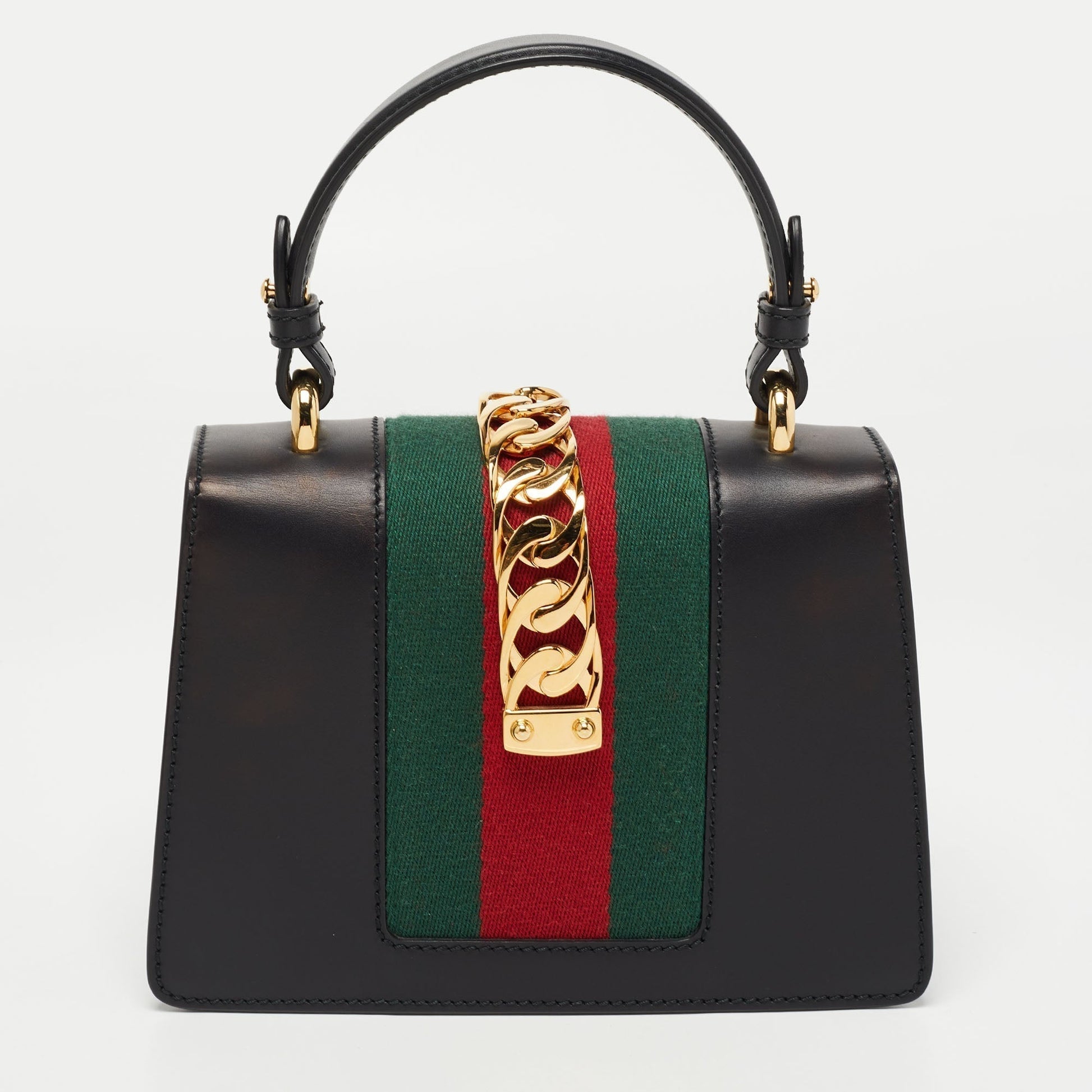 Gucci Lou Chain Leather Handbag